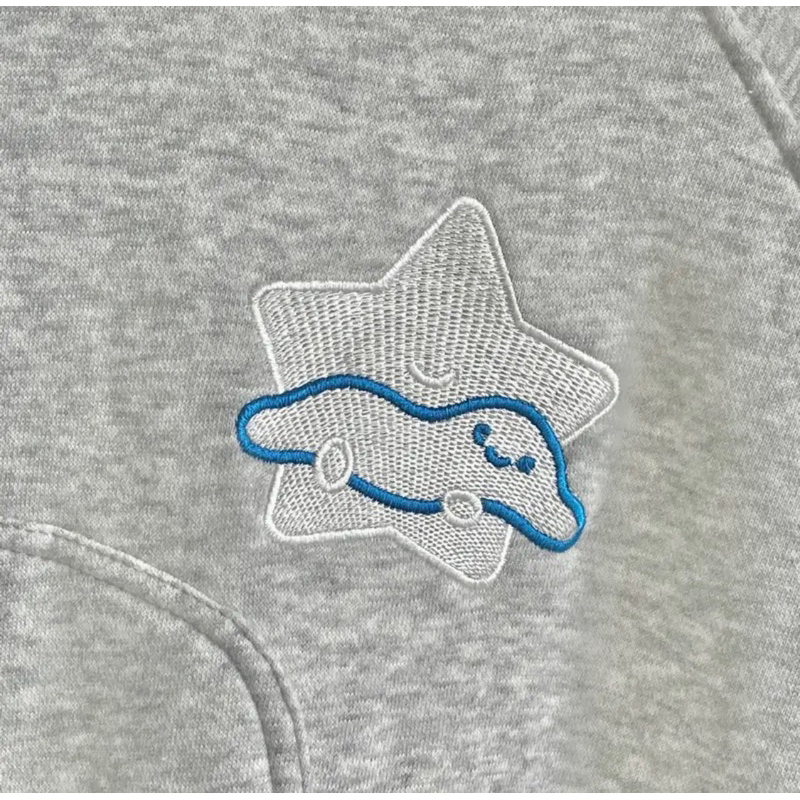 Pass hoodie xám ngôi sao size L