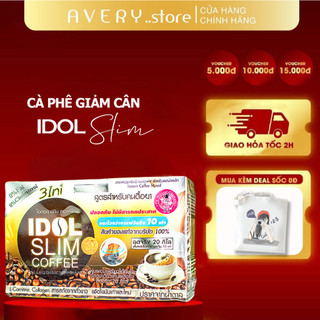 Cà phê giảm cân idol slim coffee giúp giảm cân cấp tốc tặng kèm túi vải canva