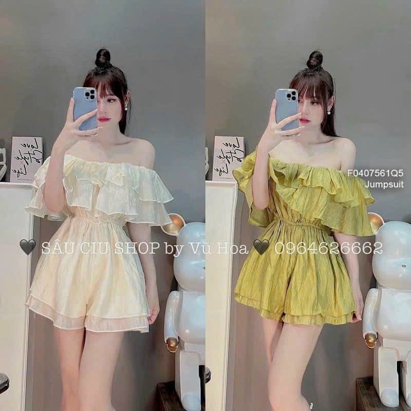 Jum bèo trễ vai nữ thiết kế 2 lớp dày bồng bềnh có 4 màu siêu xinh cho mấy tình yêu