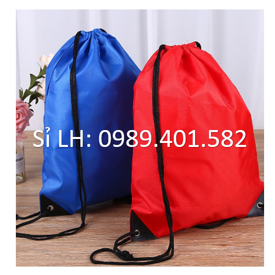 Balo vải Nylon dây rút chống nước phong cách thể thao