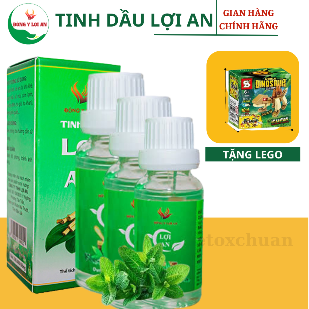 [COMBO 3] Tinh Dầu Lợi An Hết Ho, Sổ Mũi Khò Khè Hàng Chuẩn - Date Mới