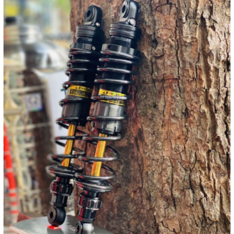 Phuộc RCB Mẫu S2 - Đen Ty Vàng có tăng chỉnh, BH 12 tháng