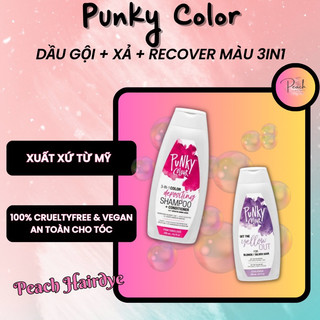 Dầu gội 3in1 colour depositing shampoo & conditioner punky colour giữ màu tóc, nhuộm arctic fox, lunar tides