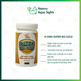Vi sinh dạng bột Super Bio Gold cho bể cá, bể thuỷ sinh