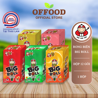 Snack Rong Biển TaoKaeNoi Big Roll 3g (Hộp 12 Gói)