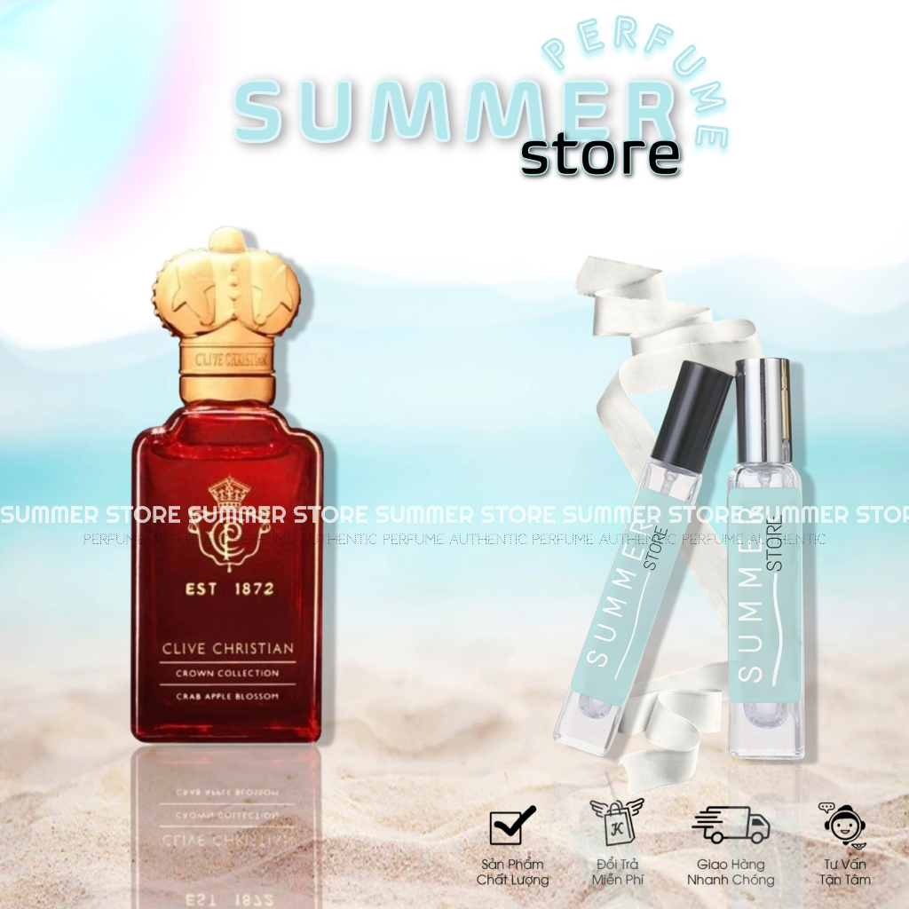 Nước hoa 𝐂𝐥𝐢𝐯𝐞 𝐂𝐡𝐫𝐢𝐬𝐭𝐢𝐚𝐧 𝐂𝐫𝐚𝐛 𝐀𝐩𝐩𝐥𝐞 𝐁𝐥𝐨𝐬𝐬𝐨𝐦 5ml/10ml -ᴍɪɴᴍɪɴsʜᴏᴘ1990-