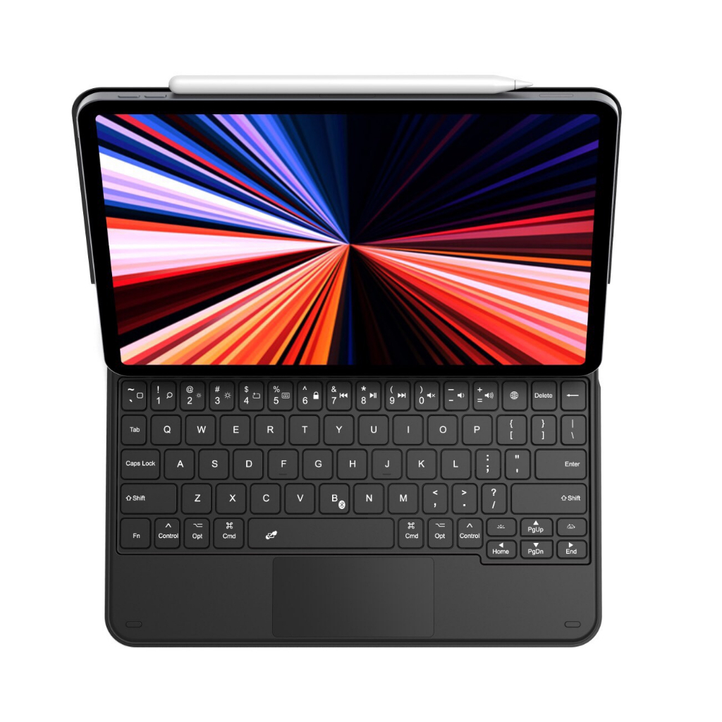 Bao da nam châm kèm bàn phím Wiwu Magic Keyboard cho máy tính bảng Pro 11 inch, 12.9 inch - Hàng chính hãng