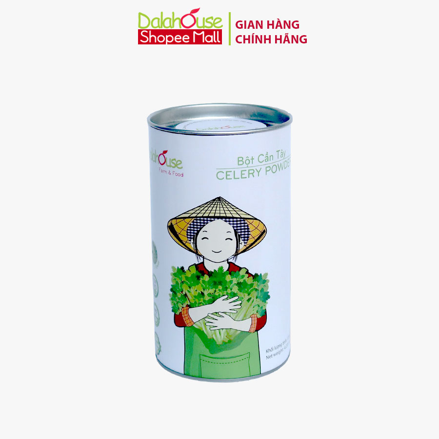 Dalahouse, Bột cần tây nguyên chất sấy lạnh Dalahouse 120gr công nghệ sấy lạnh tiêu chuẩn Châu Âu