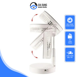 Quạt sạc tích điện gấp gọn unold 86720, quạt sạc mini, pin bền lên tới 10h, nhập đức, bh 12 tháng