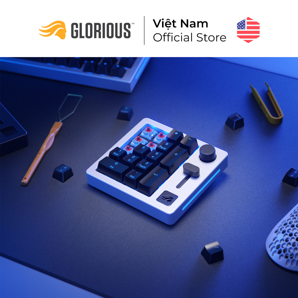 Numpad Top Frame Khung trên thay thế cho Glorious GMMK Numpad - Hàng Chính Hãng