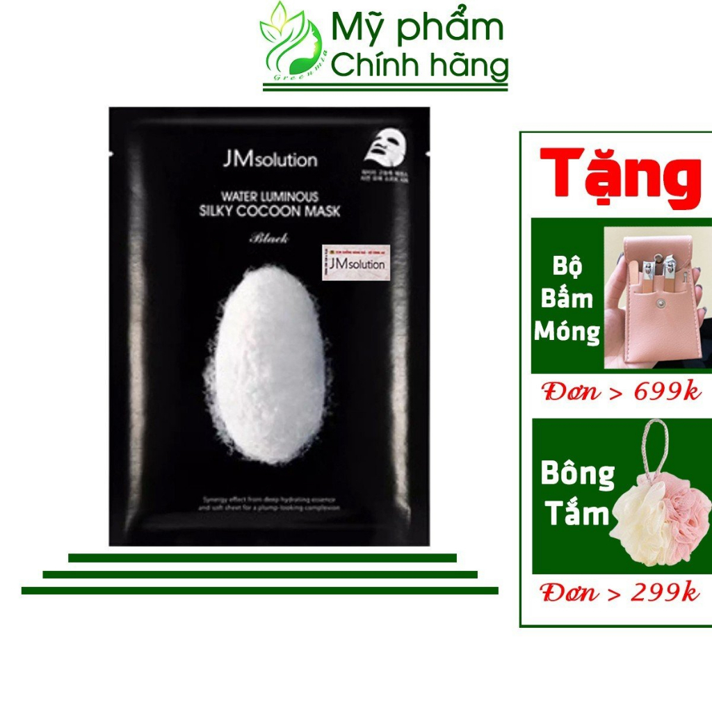 JM Solution Water Luminous Silky Cocoon Mask Dưỡng Trắng Cấp Ẩm Chống Lão Hóa