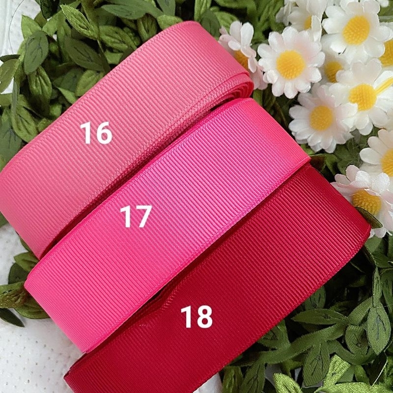 Ruy băng gân ,phụ liệu handmade, size  2.4cm_2.6cm