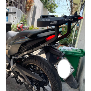 Baga Givi HRX Winner X kèm zắc đèn hậu , zắc cắm zin cho đế có đèn stop fi , Winner V2 , V3, kèm đế M7MNS có đèn stop