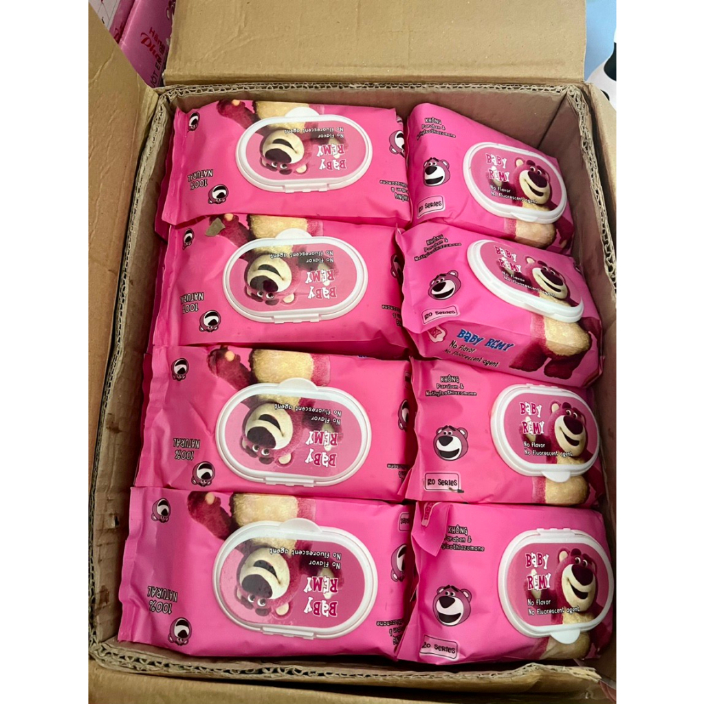 Khăn ướt Baby Wipes gấu lớn 325g