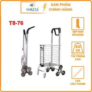 Xe đẩy, Xe kéo đi chợ, 2024 - Chính hãng NIKITA - 2 Bánh 6 Bánh 8 Bánh - INOX cao cấp