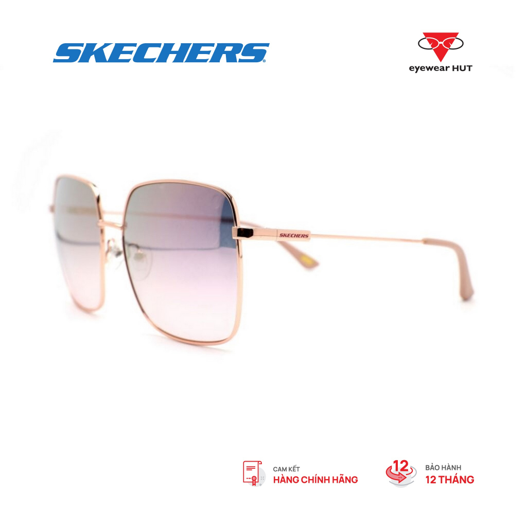Kính Mát Nữ chính hãng Skechers (S) SE6097_58 phong cách Thời Trang kiểu dáng Vuông