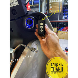 Bộ khóa smartkey xe wave alpha 110 mẫu slock 3 nút ổ núm smartkey honda chính hãng