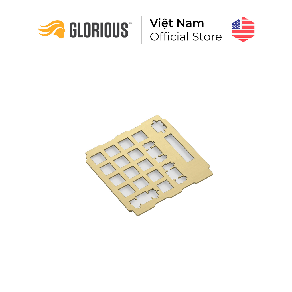 Tấm Plate cho bàn phím số Glorious GMMK Numpad - Hàng Chính Hãng