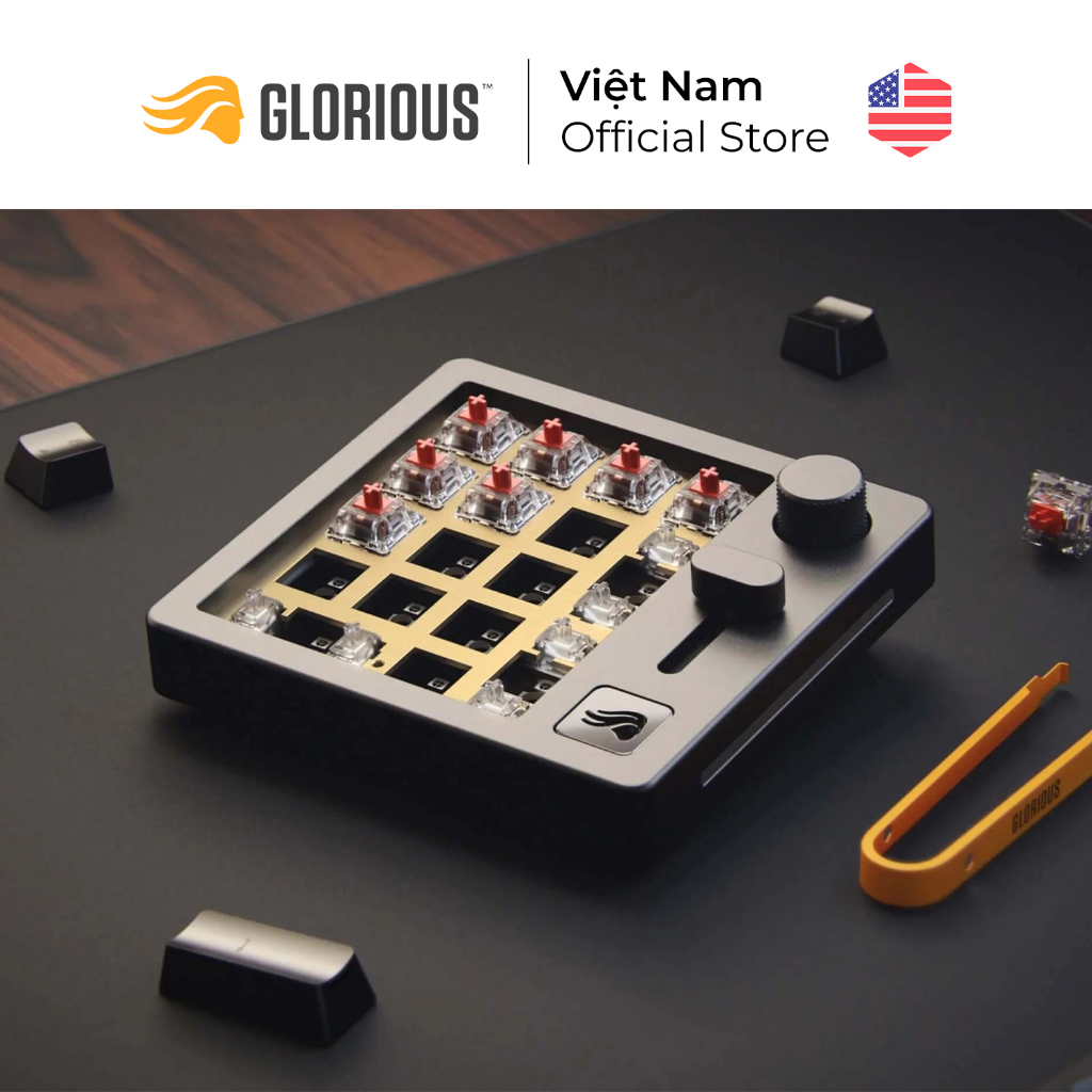 Tấm Plate cho bàn phím số Glorious GMMK Numpad - Hàng Chính Hãng