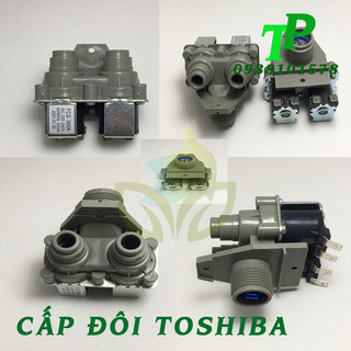 Van cấp đôi toshiba, van cấp nước máy giặt đôi toshiba