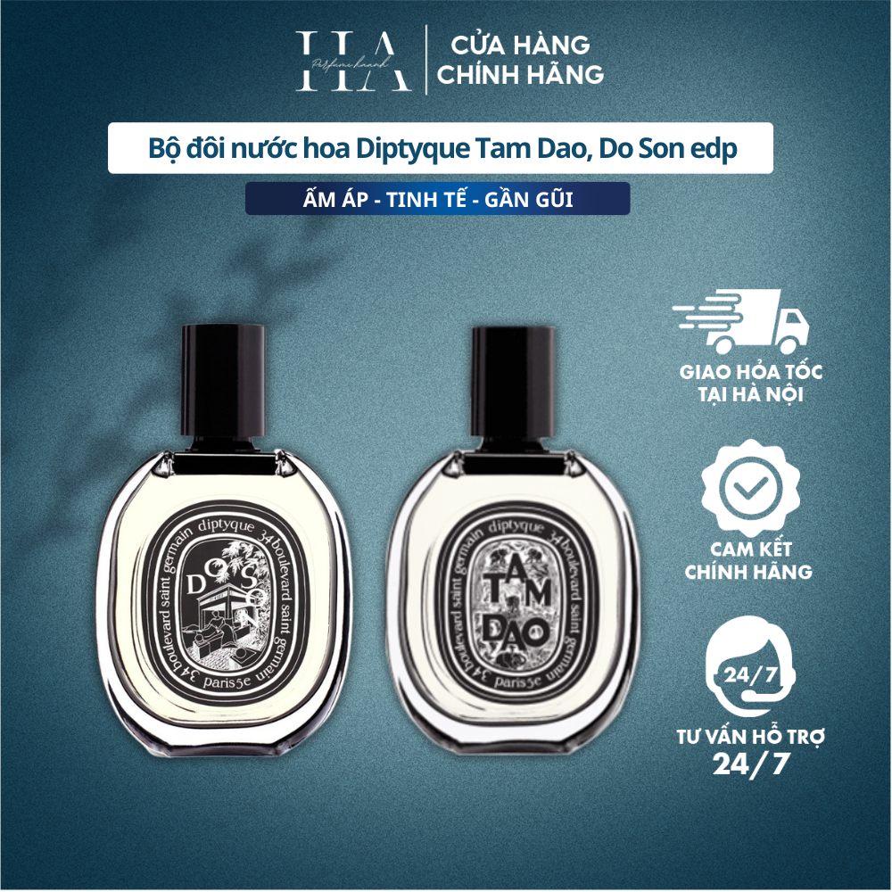 Bộ Đôi Nước Hoa Diptyque Tam Dao, Do Son edp