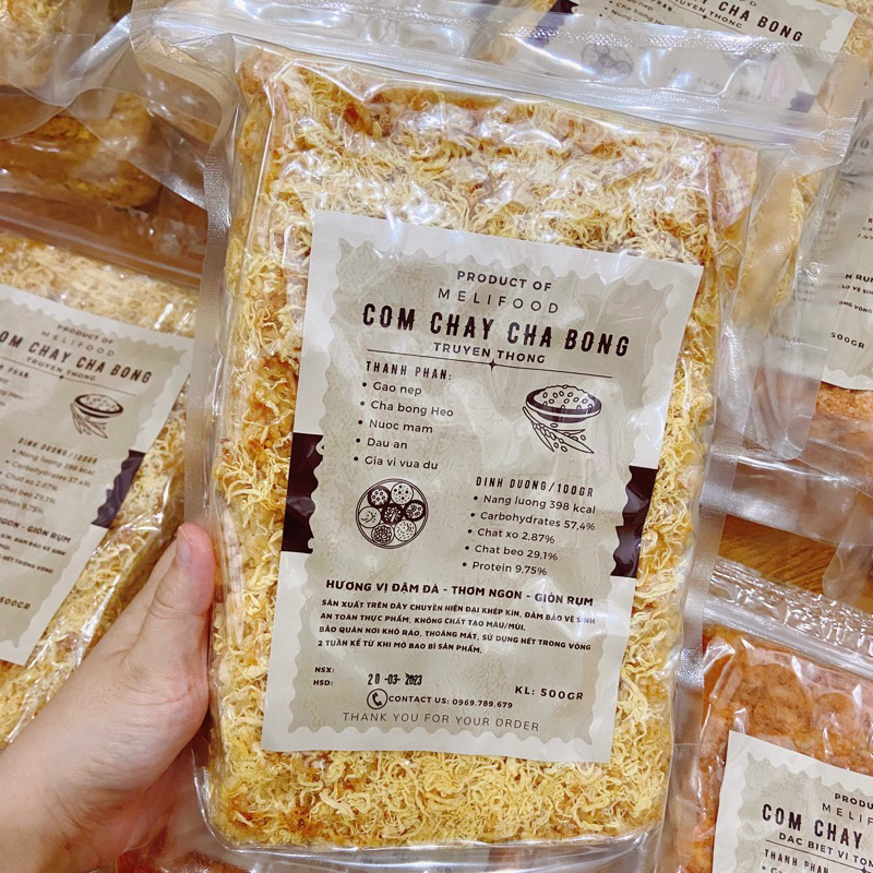 CƠM CHÁY CHÀ BÔNG ĐẶC BIỆT NGON GIÒN RỤM