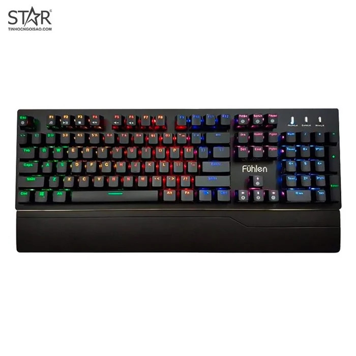 Bàn Phím Cơ Fuhlen Eraser LED Switch Quang Học
