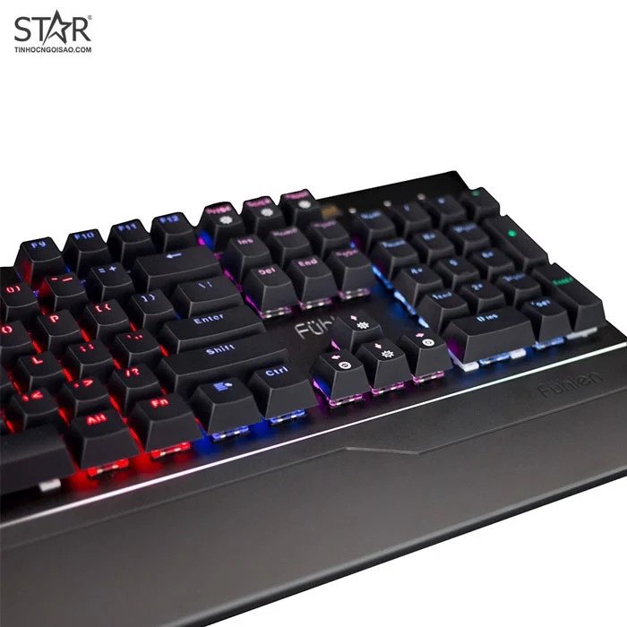 Bàn Phím Cơ Fuhlen Eraser LED Switch Quang Học