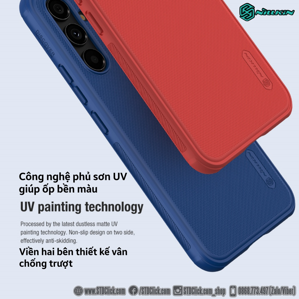 ỐP LƯNG SAMSUNG GALAXY A54 5G NILLKIN NHỰA CỨNG VIỀN DẺO CHÍNH HÃNG HÀNG CHUẨN