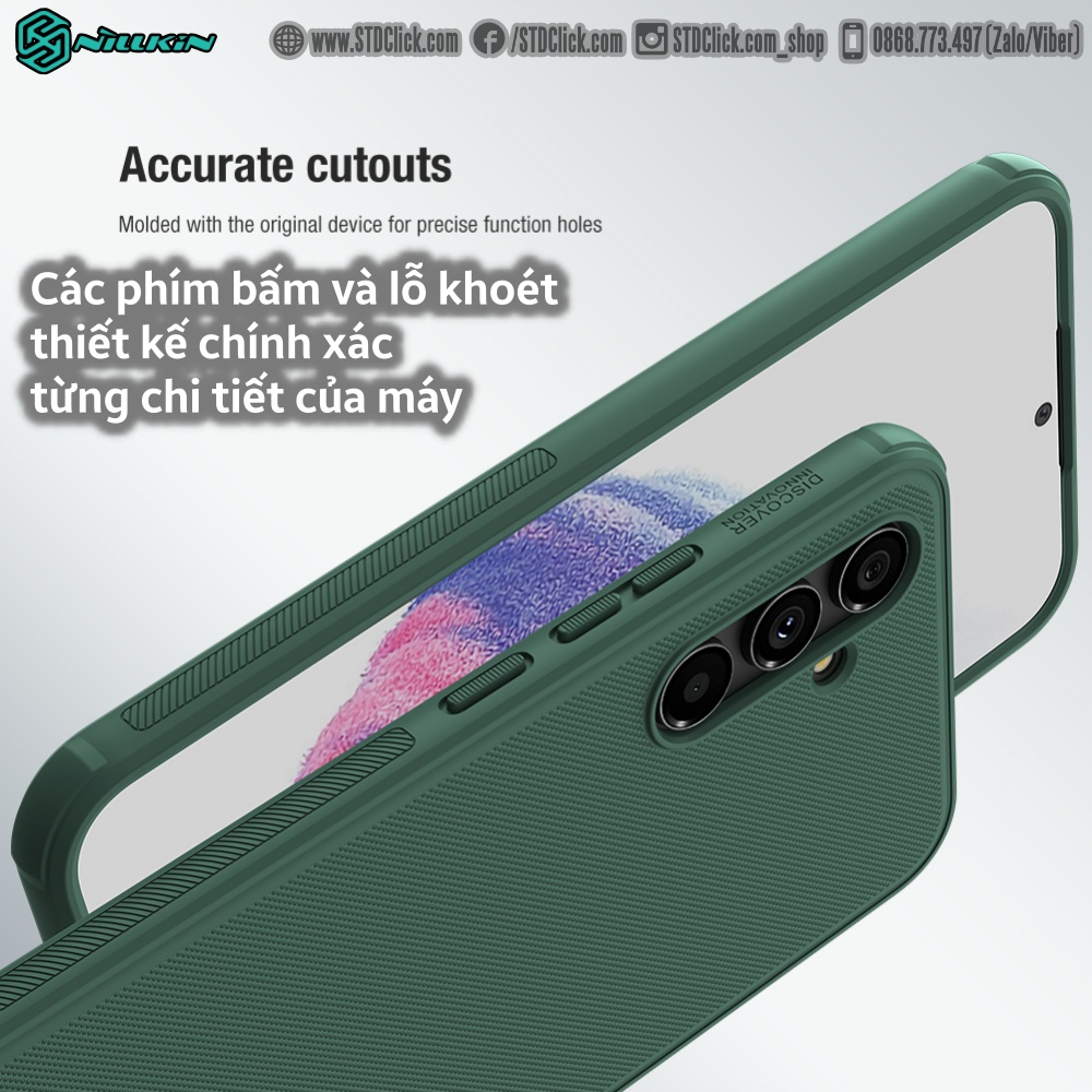 ỐP LƯNG SAMSUNG GALAXY A54 5G NILLKIN NHỰA CỨNG VIỀN DẺO CHÍNH HÃNG HÀNG CHUẨN