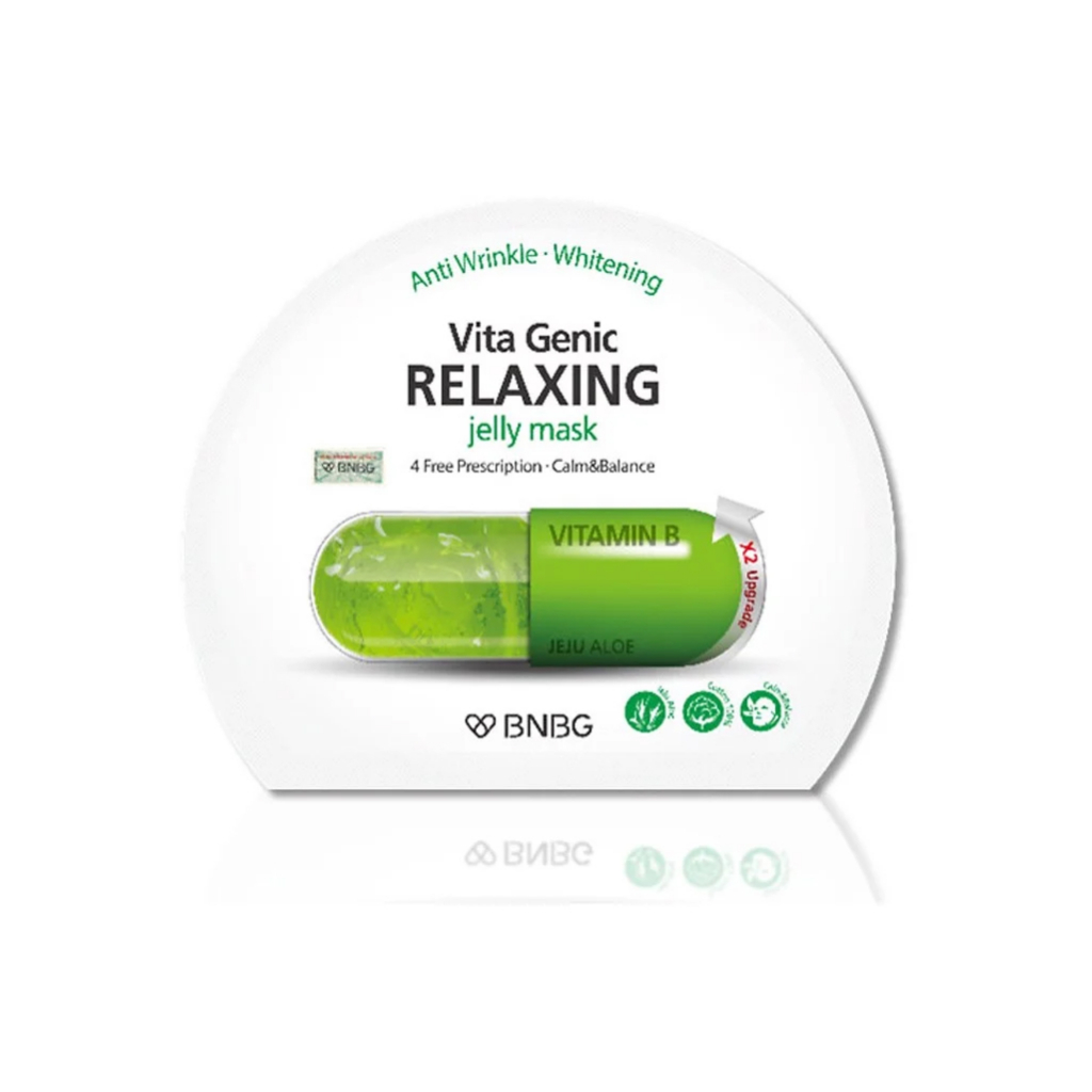 Mặt nạ BNBG Vita Genic Jelly Mask Xanh lá BNBG Relaxing bổ sung vitamin B