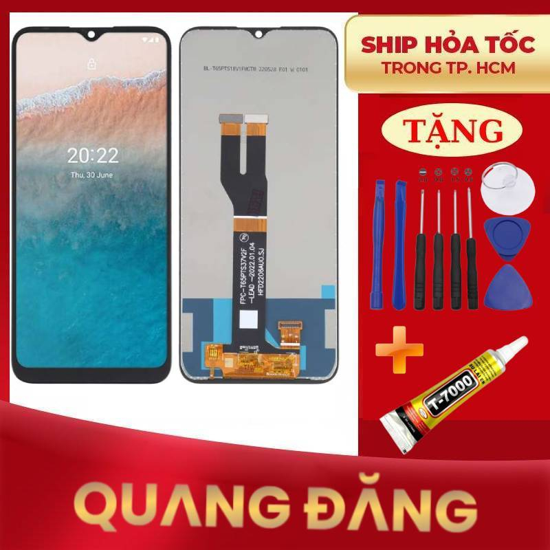 BỘ MÀN HÌNH NOKIA C21+ /C21 PLUS ( ZIN ) TẶNG KEO DÁN VÀ BỘ SỬA 9 MÓN