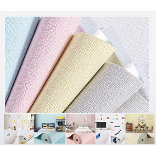  Cuộn 10m xốp dán tường vân vải thế hệ mới có tráng nhôm cách nhiệt chống ẩm. 
