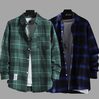 Áo Khoác Sơ Mi Caro Unisex Deal123 Kiểu Dáng không nón