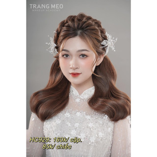 Bộ Hoa Cài Tóc cô Dâu Mẫu Mới