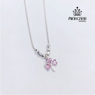 Dây Chuyền Bạc Cỏ 3 Lá Cho Bé Minh Canh Jewelry
