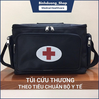 TÚI CỨU THƯƠNG MÀU ĐEN - TÚI Y TẾ (CHUẨN BỘ Y TẾ) đủ các size