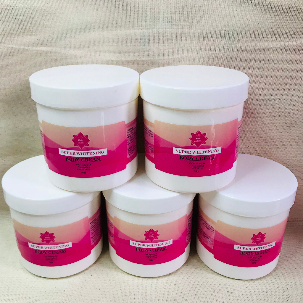 🍓 1Kg Kem Body KELLY Trắng Banh Nóc - Da Đen Cỡ Nào Cũng Trắng