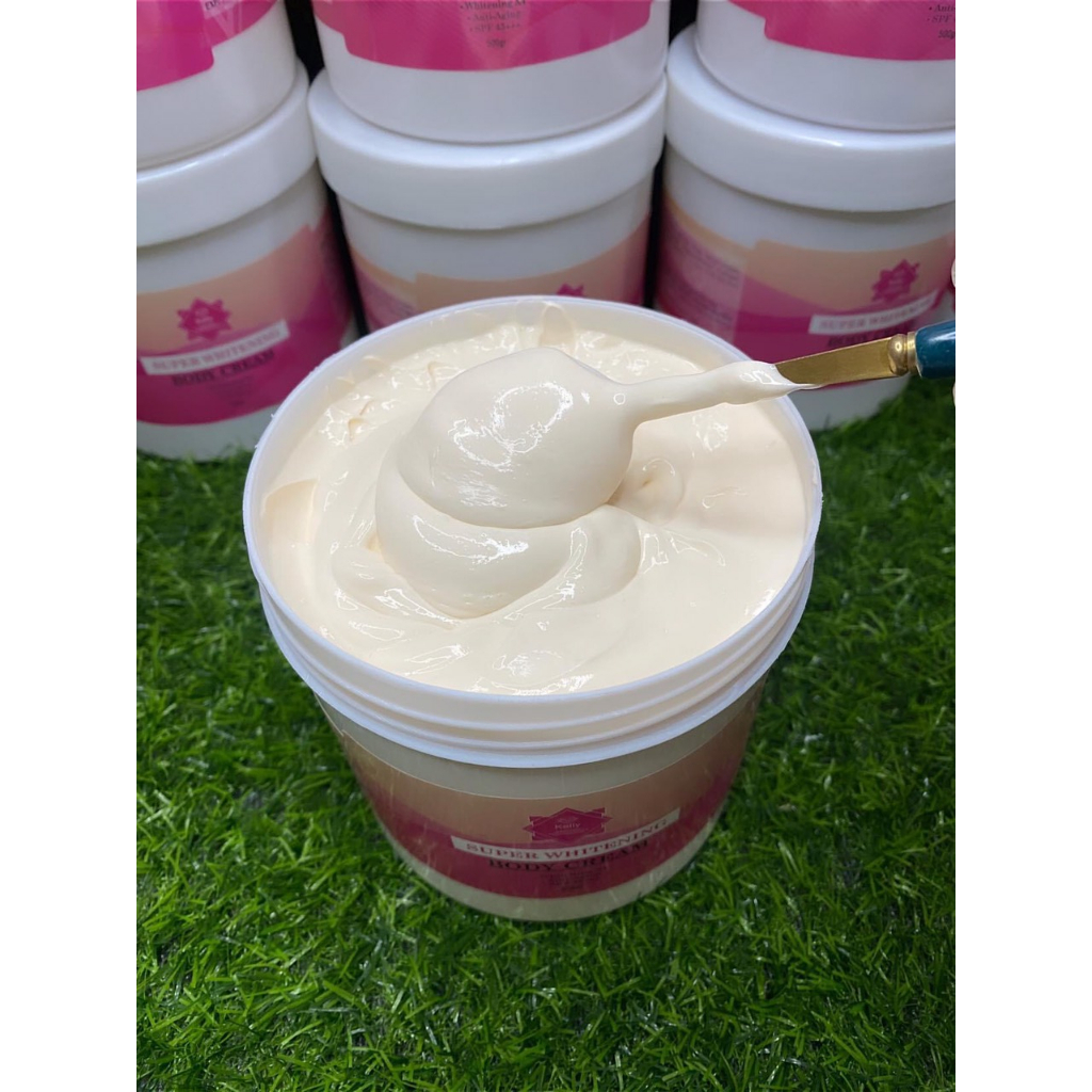 🍓 1Kg Kem Body KELLY Trắng Banh Nóc - Da Đen Cỡ Nào Cũng Trắng