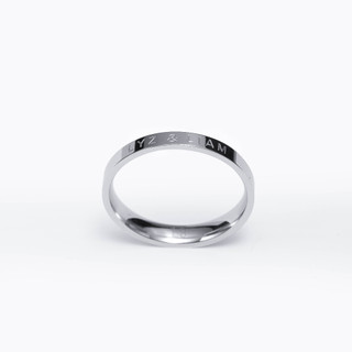 Nhẫn cặp đôi Lyz and Liam Classic Eternity Ring LL8126SV - Khắc tên theo yêu cầu