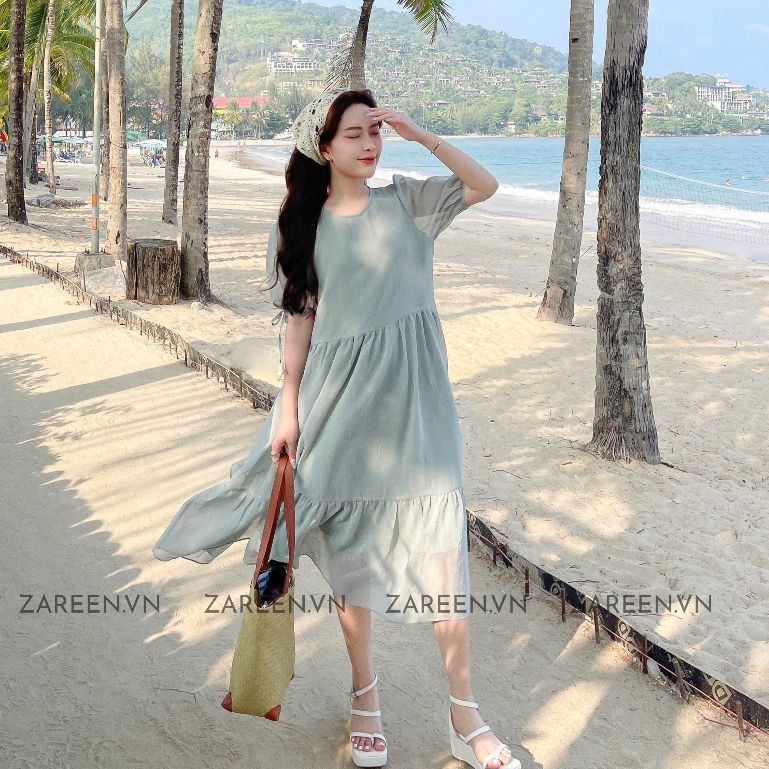 ZAREEN | ĐẦM BABYDOLL THẮT NƠ ZAREEN DAX71 - MINT