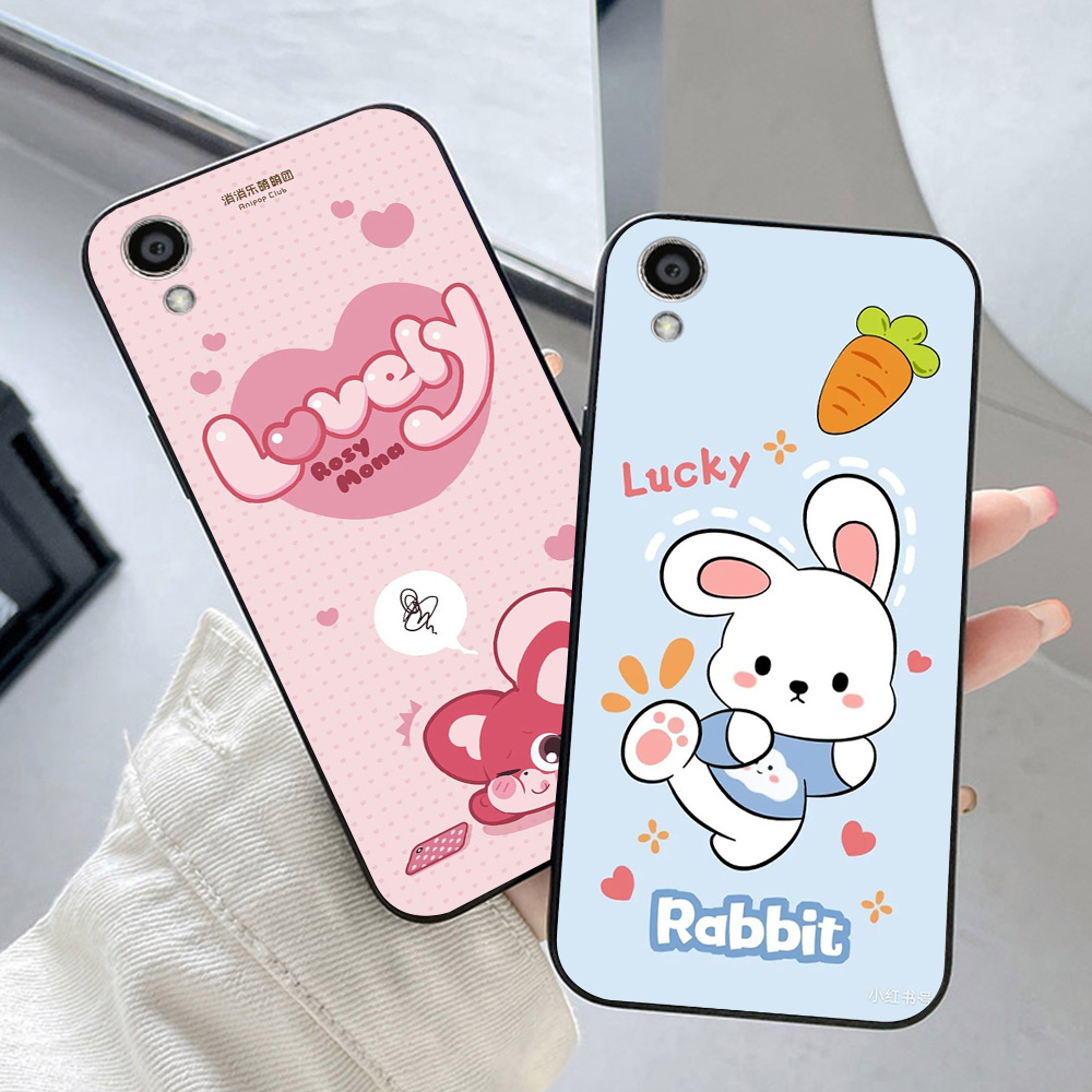 Ốp lưng oppo a37 / oppo neo 9 / oppo f1 plus / oppo r9 bộ hình thỏ vịt quay lưng cute dễ thương