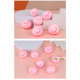 Đồ chơi squishy mini HEO HỒNG