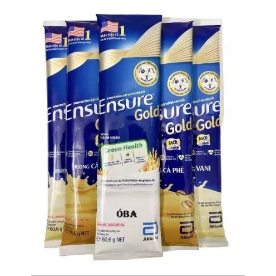 25 gói Ensure gold hương tùy chọn Date mới - hàng chính hãng