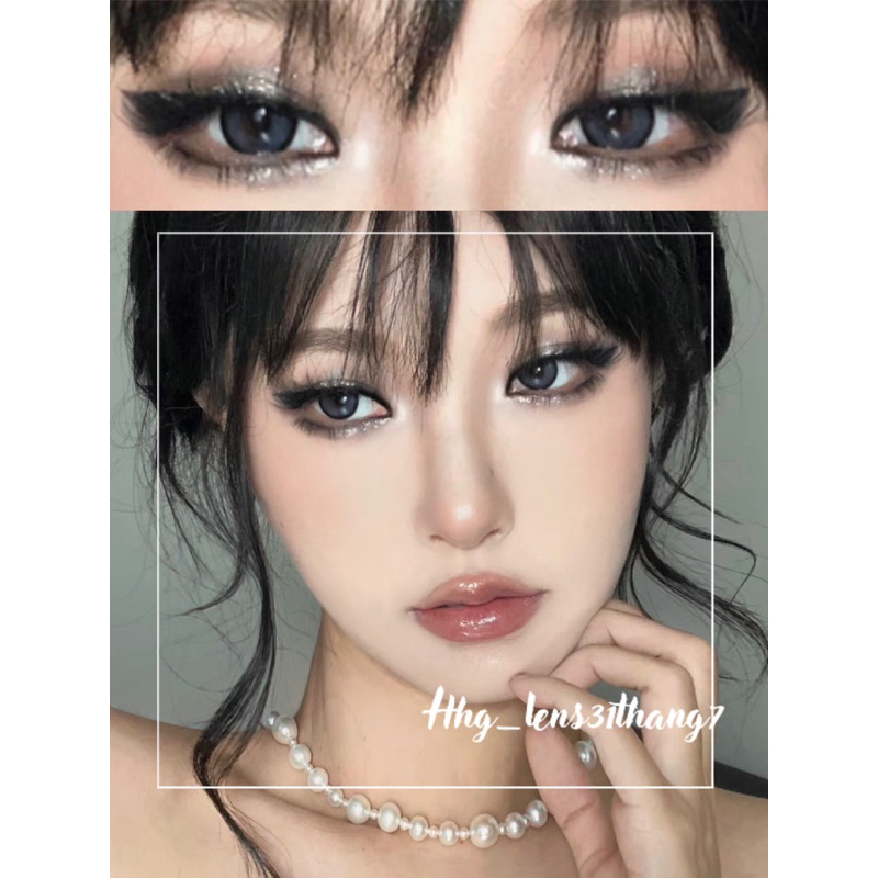 lens gtay tone tây mix viền đen by @hhg_lens31thang7 có cận