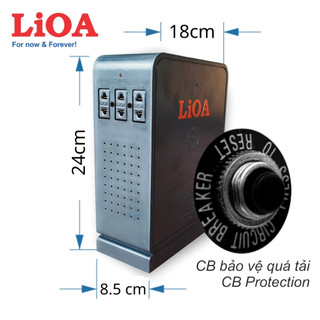 Biến áp đổi nguồn hạ áp từ 220v ra 100v - 110v - 120v 3 chuẩn đầu ra