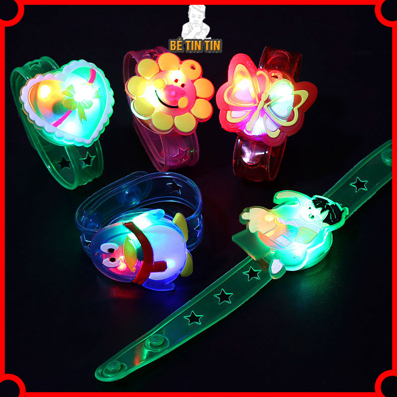 Vòng tay đồ chơi trẻ em phát sáng có Led cho bé