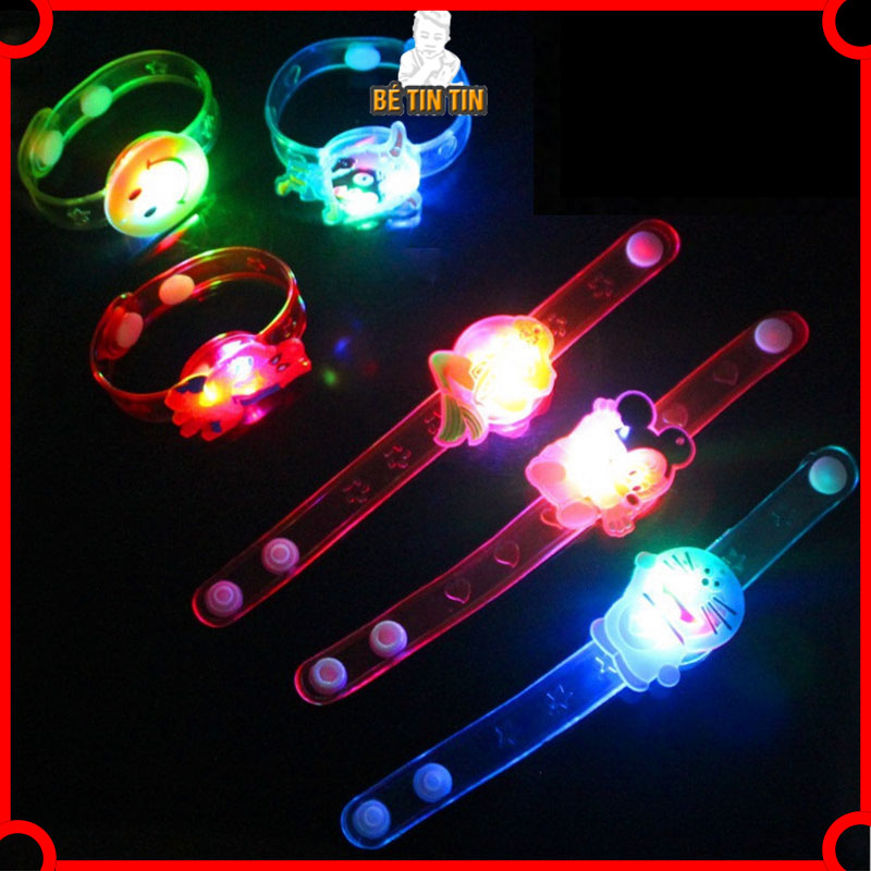 Vòng tay đồ chơi trẻ em phát sáng có Led cho bé