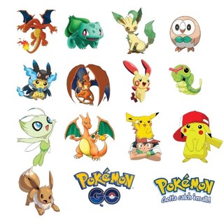 Hình ủi nhiệt, in áo. Hoạt hình Pokemon KBH15