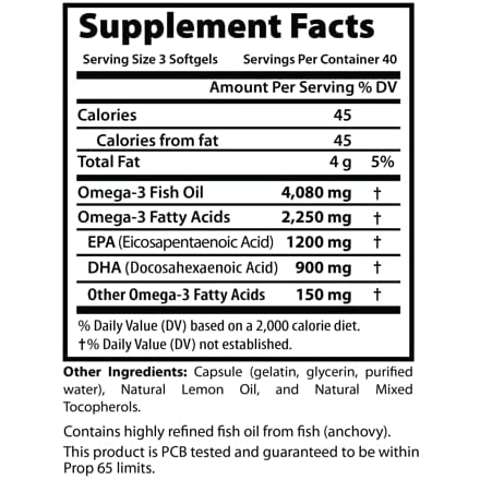 Arazo Nutrition Omega 3 Fish Oil - Viên Uống Dầu Cá Cải Thiện Trí Nhớ, Hỗ Trợ Sức Khỏe Tim Mạch 120v